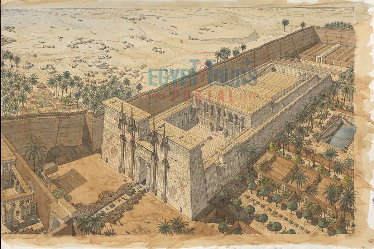 lage des edfu tempel - egypt tours portal.jpg