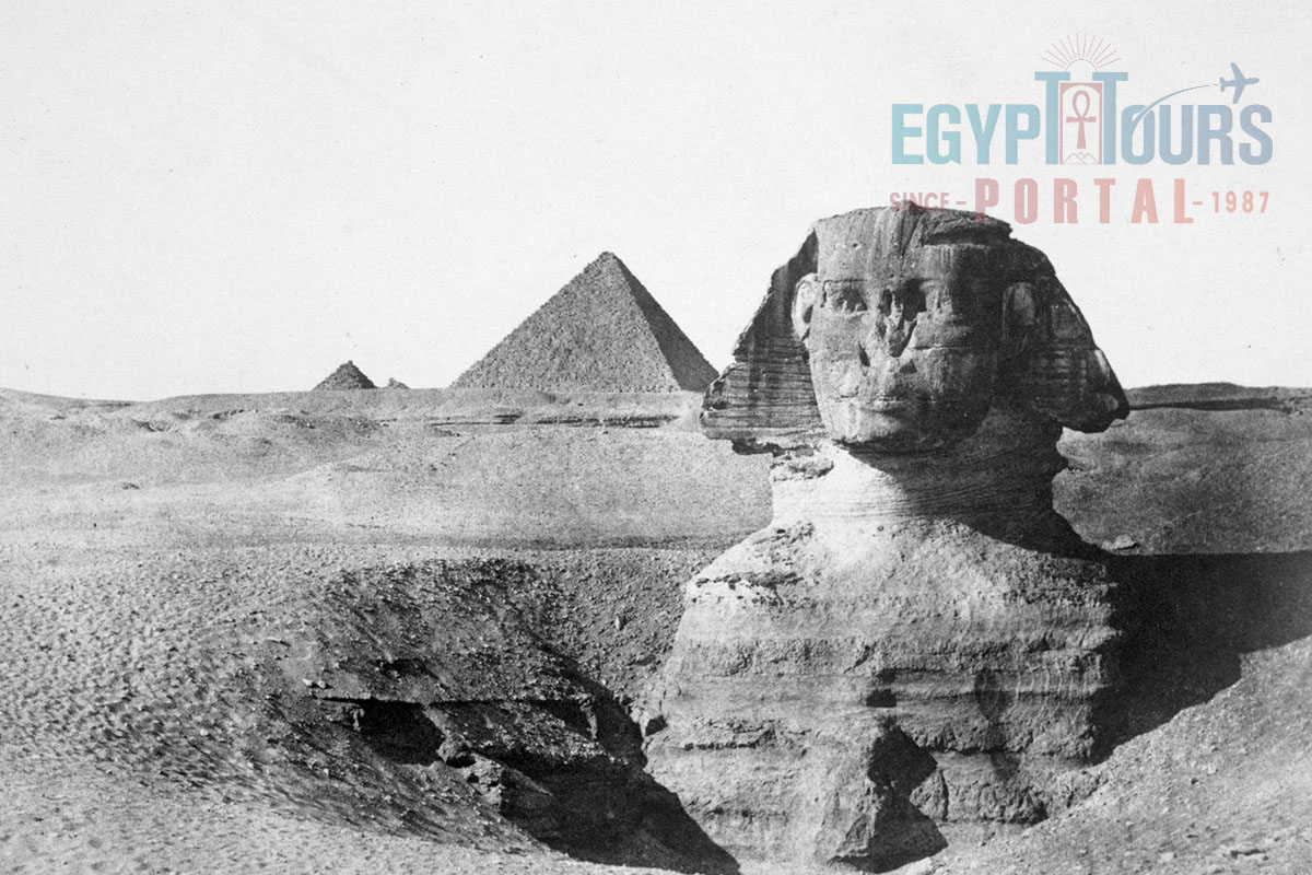 Ausgrabung und Restaurierung der Sphinx - Egypt Tours Portal.jpg