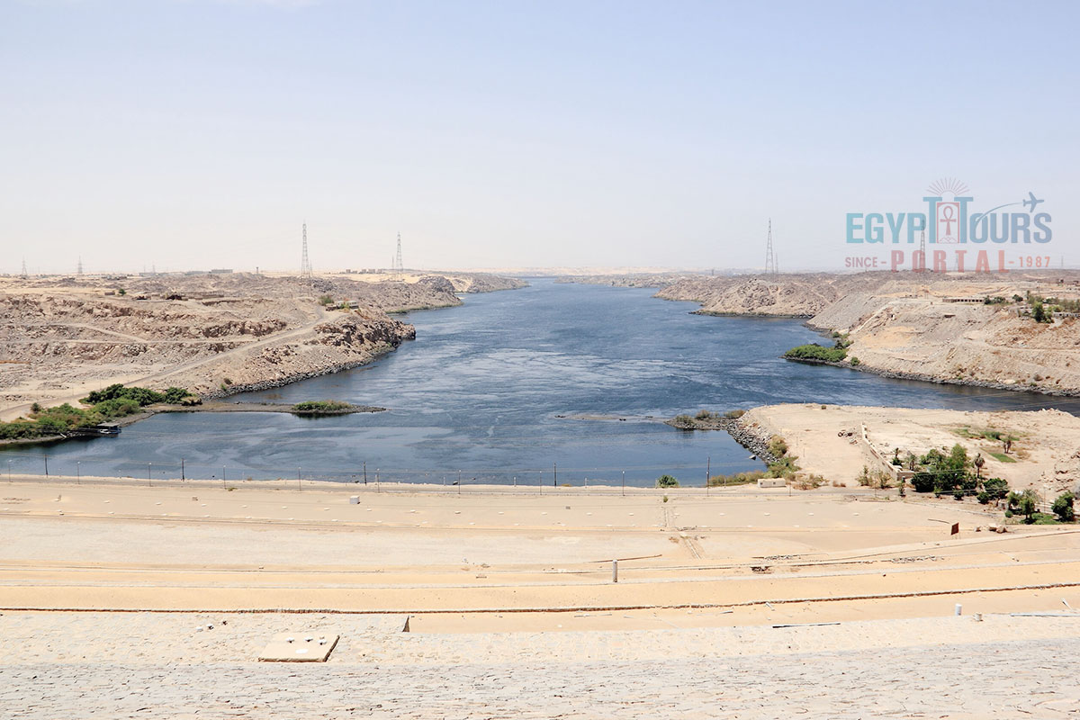 Lage des Assuan Hochdamms - Egypt Tours Portal.jpg