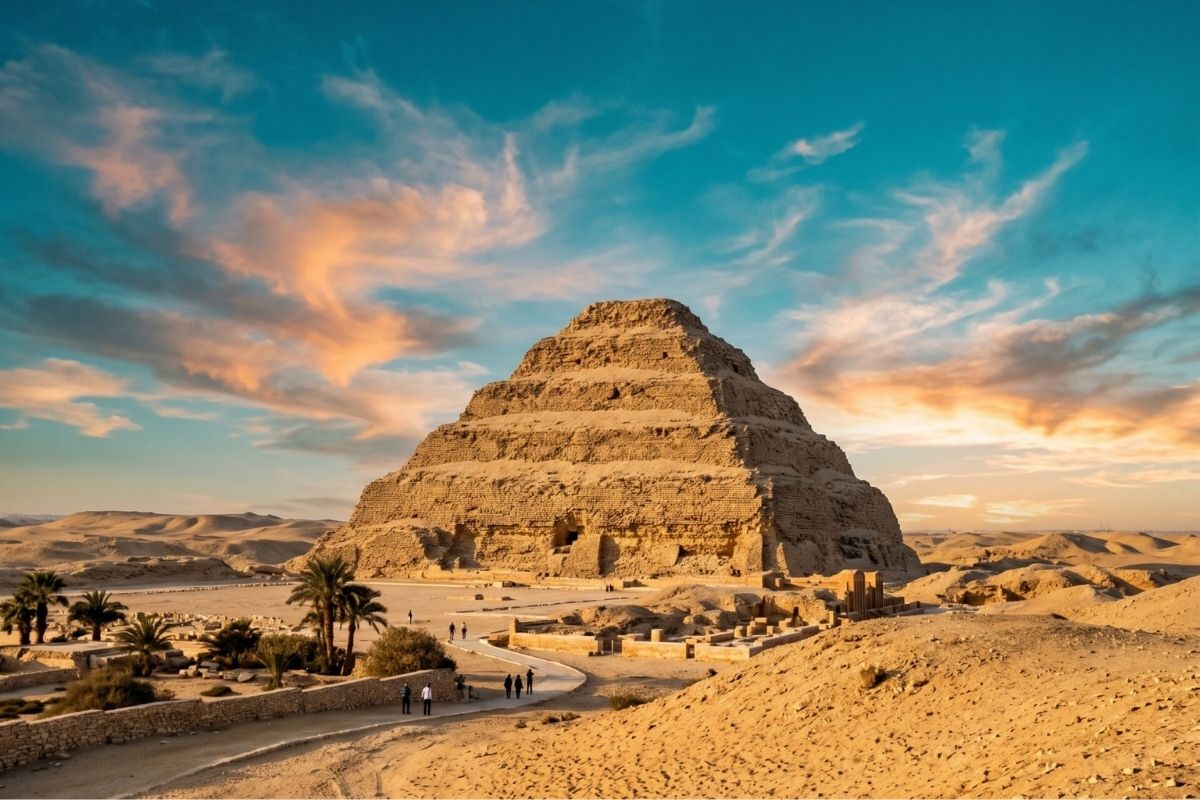 Stufenpyramide Des Djoser: Die Geburtsstätte Der Pyramidenarchitektur